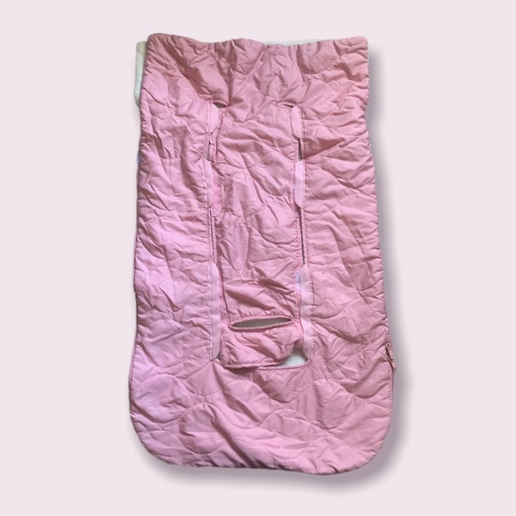 Light Pink Cozy Cuddler Infant Car Seat Cover - Picture 4 of 5